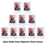 cadres photo magnétiques bleu clair rose noir blanc vert orange gris jaune modernes minimalistes