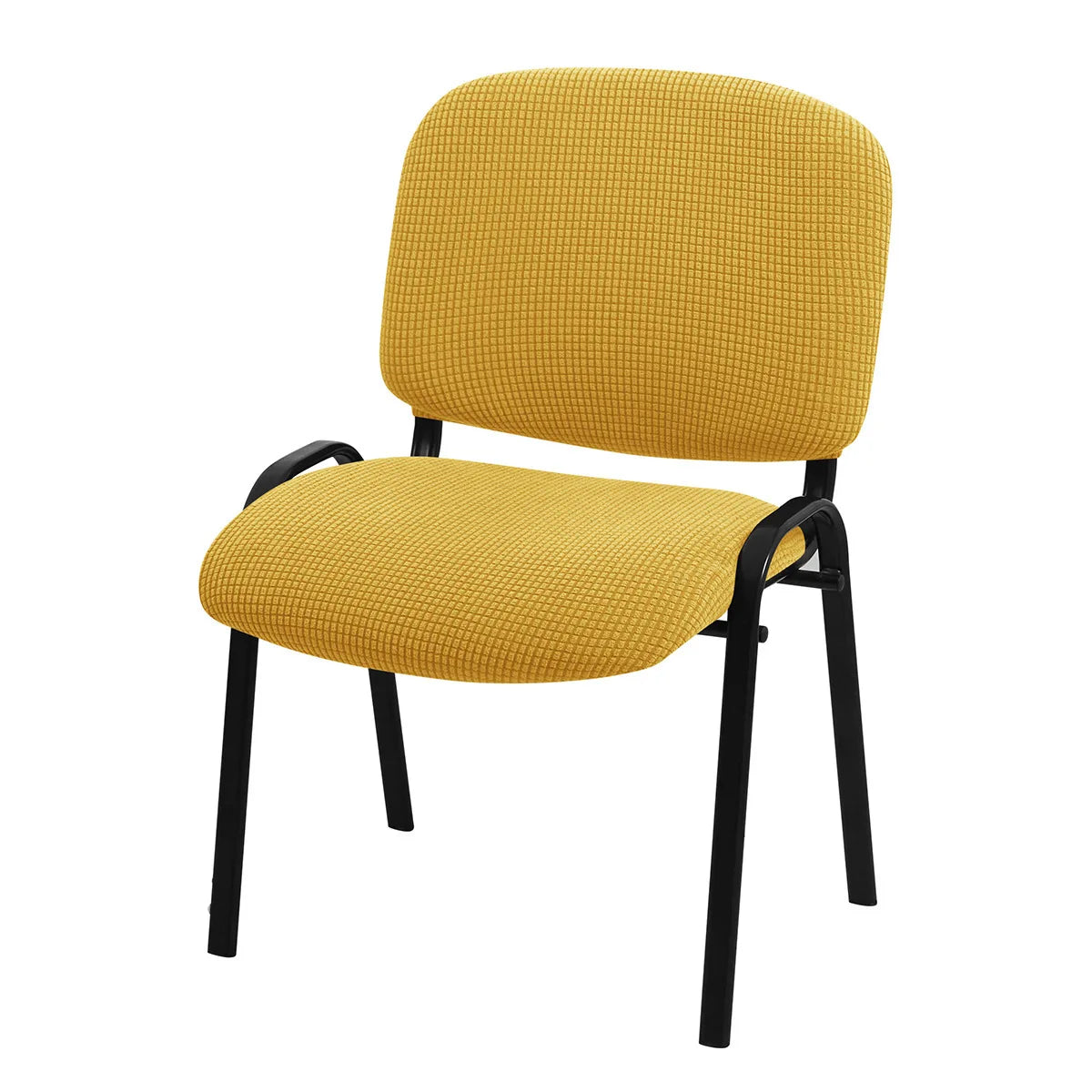 housses chaise tissu carreaux polyester coton élasthanne moderne jaune gris vert marron bleu mariage