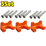 porte outils mural orange 3d moderne vis fixations poignées outils garage stockage