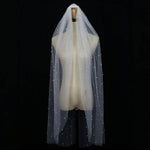 voile mariée blanc élégant classique transparent prom mariage festive romantique