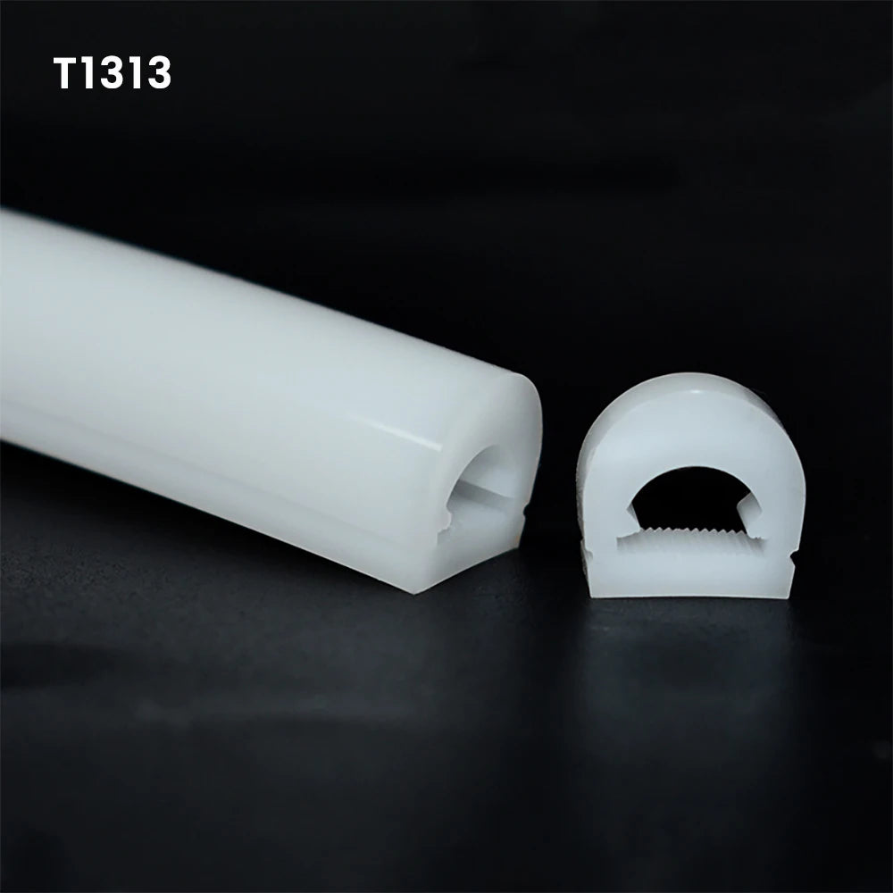 profils lumineux silicone blanc modernes eyelets flexibles led étanches 05m 1m 2m 3m