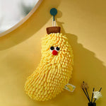 serviette main cuisine toilette moderne ludique fruits pomme fraise jaune rouge absorbante douce