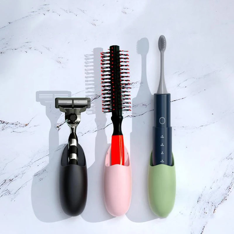 porte outils adhésifs modernes vert rose gris noir pointillés cuisine salle bains