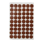 autocollants imitation bois marron beige noir protégeant vis simples anti rustine uv 54pcs