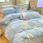 Housse de couette Hello Kitty rose pour lit 1.5m