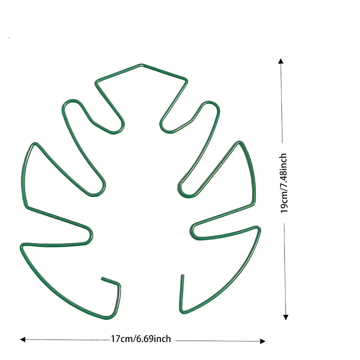 support murale plante acier robuste extérieur intérieur moderne vert doré clips facile