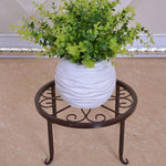 support pot fleur métal autoportant extérieur balcon multifonctionnel décoration florale