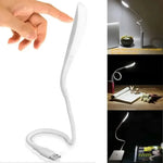 lampe usb led flexible moderne blanc rose turquoise lecture travail
