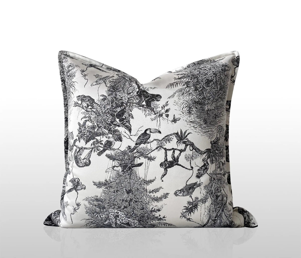 taies d'oreiller jacquard patchwork moderne rayées marron doré élégantes respectueuses environnement adhésives maison