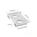 Spot LED moderne noir blanc réglable angle 30° salon chambre cuisine