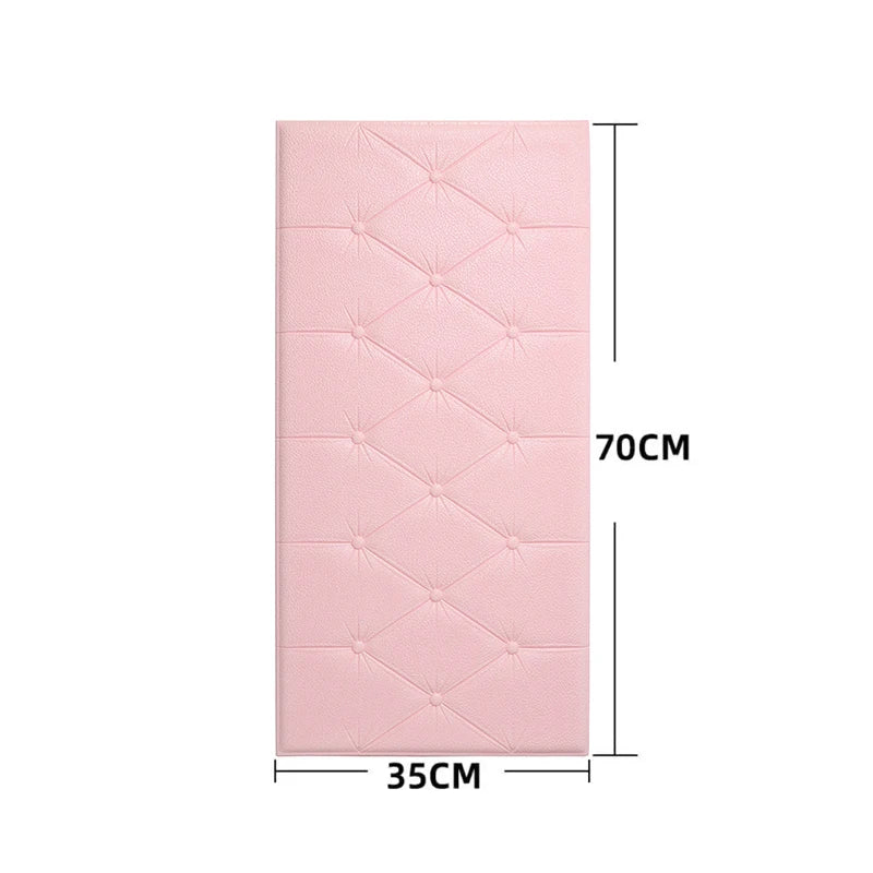 panneau tête lit moderne adhésif blanc rose clair bleu clair tufté diamant anti moissure
