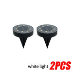 lumière solaire encastrée moderne noire ip68 led blanche facile jardin urgence