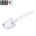 ampoule led transparente 10mm ronde couleurs moderne ultra lumineuse