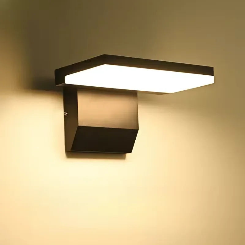 lampe murale détecteur mouvement led moderne noir blanc chaud extérieure intérieure chambre cuisine
