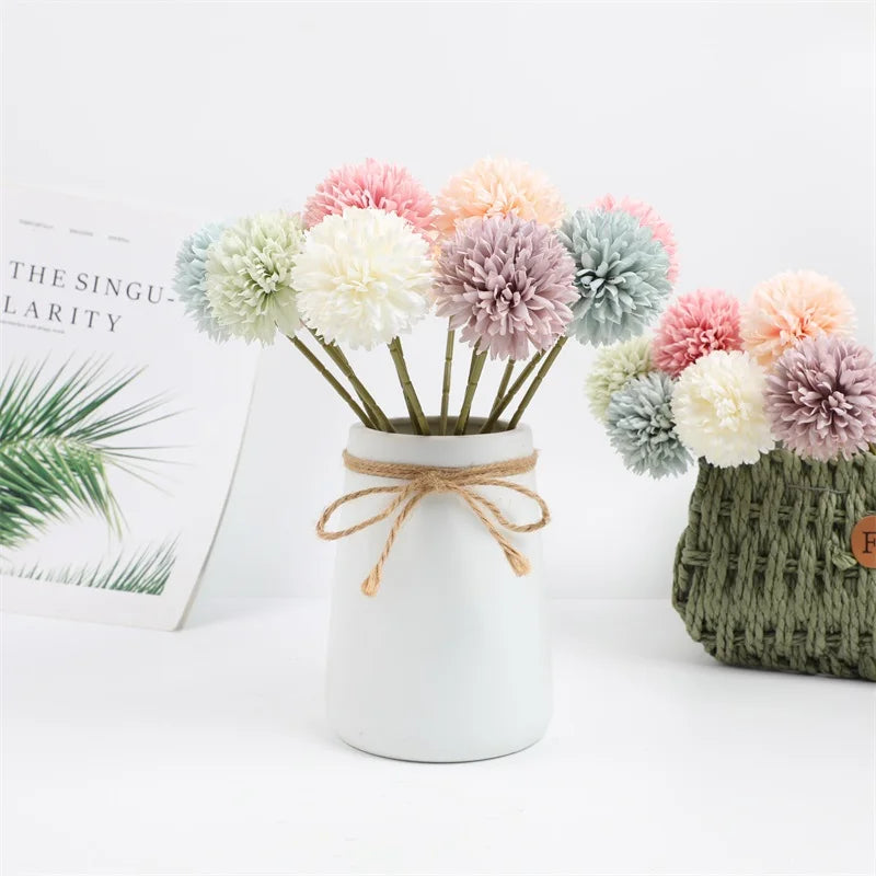 décoration intérieure bouquet hortensia soie blanc rose minimaliste mariage anniversaireextérieur