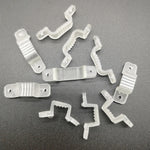 clips fixation ruban led transparent 10mm 15mm 18mm 5050 5630 3528 v1v12v20v
