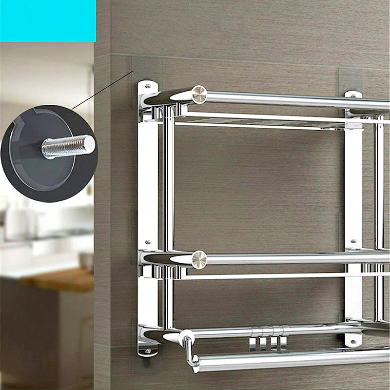 support mural transparent porte serviettes clés horloge tableaux vêtements adhésif pvc moderne pièces