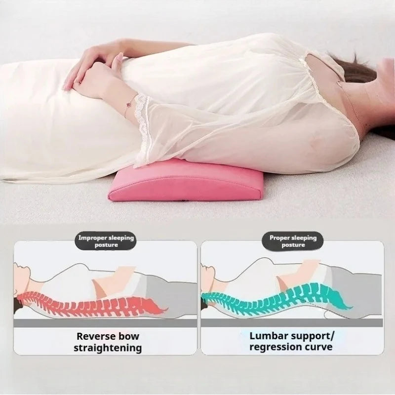 coussin lombaire support taille imperméable mousse mémoire forme amovible lavable moderne rose bleu orange