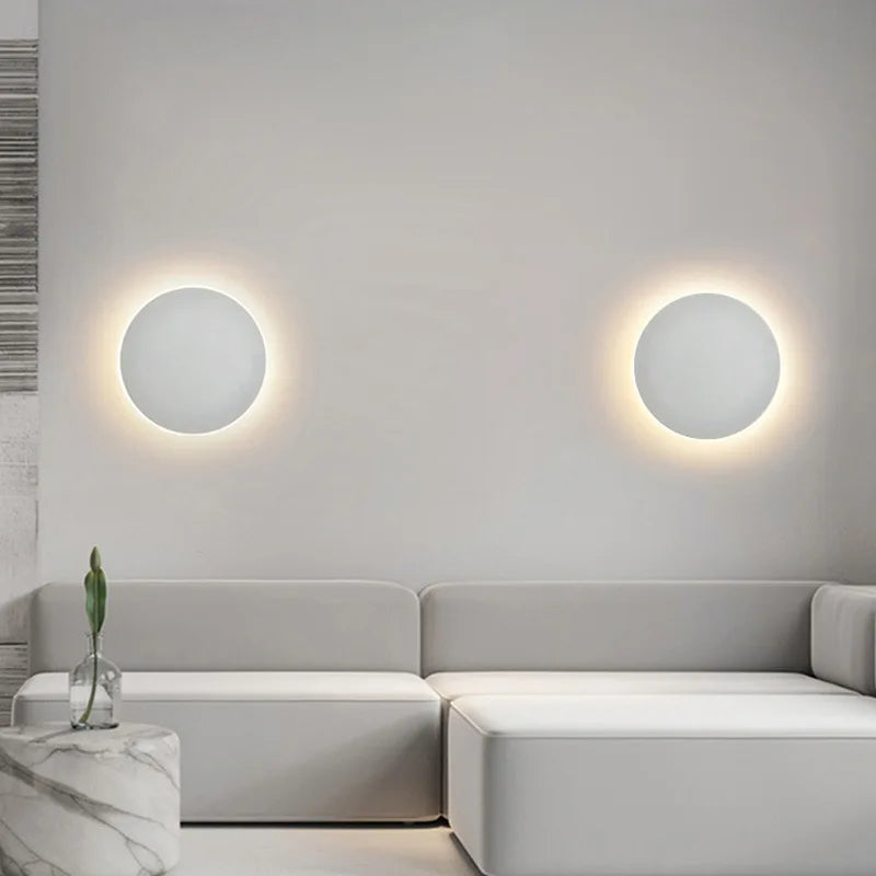 lampe murale LED moderne interrupteur tactile acrylique fer chambre étude