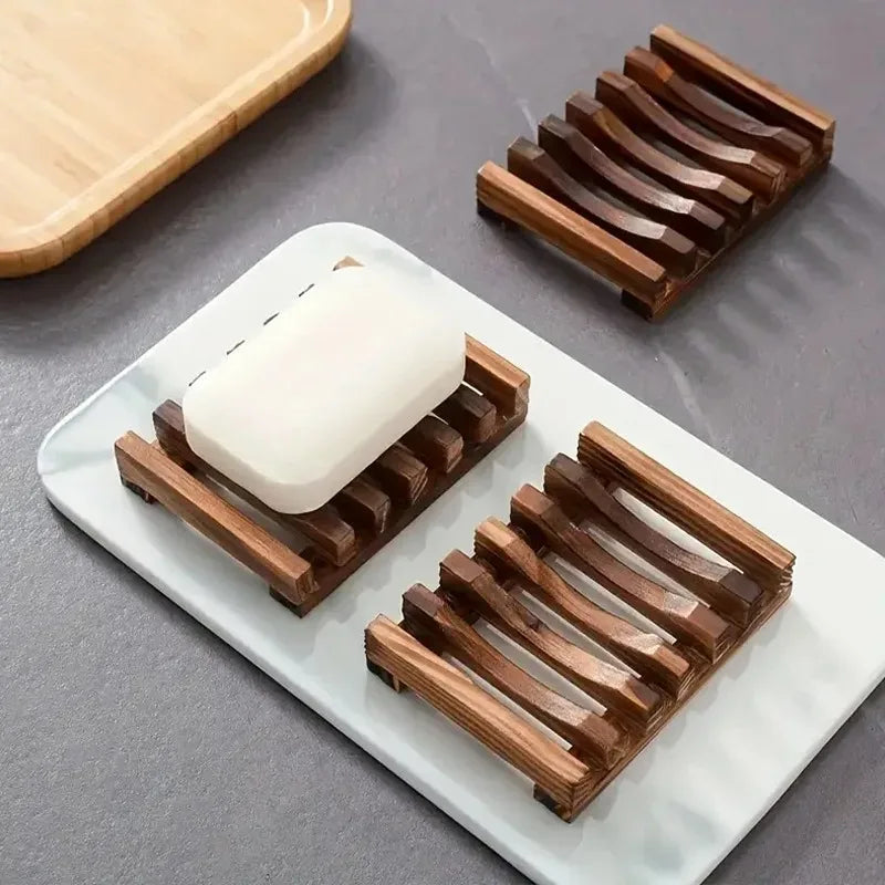support savon bois naturel rustique anti moisissure salle bain minimaliste japonais