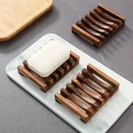 support savon bois naturel rustique anti moisissure salle bain minimaliste japonais