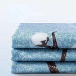 rideau douche fleuri moderne bleu clair métalliques polyester opaque 180cm 200cm
