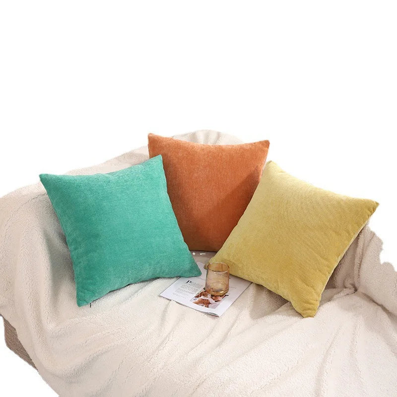 tissu polyester uni moderne vert orange bleu gris marron rouge jaune 148x100cm