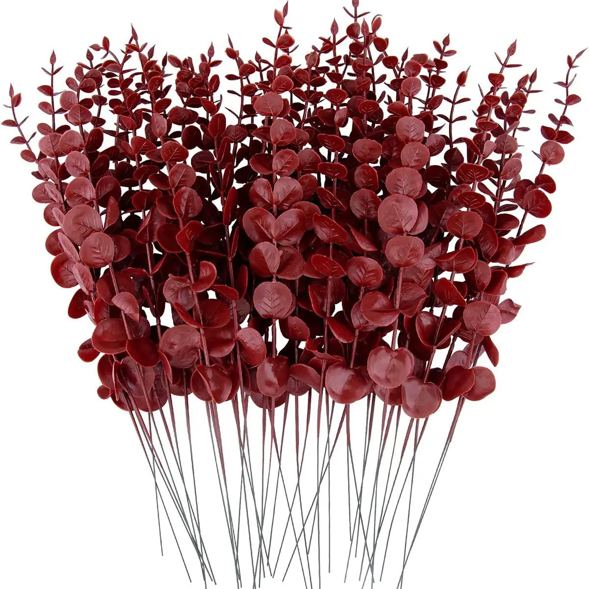 vase blanc moderne fleurs artificielles feuilles vertes décoration table intérieure