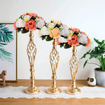 Support floral or ajouré classique mariage anniversaire noël bouquet fleurs artificielles
