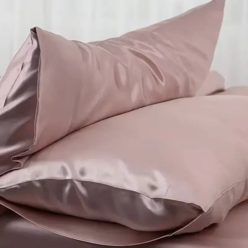 housse coussin moderne satinée coton polyester opaque rose pâle blanc gris beige violet