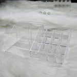 organisateur bijoux boîte transparente moderne poignées plastique grande taille cosmétiques maquillage soins peau