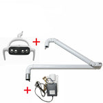 lampe moderne blanc fixée tringle corps base métal