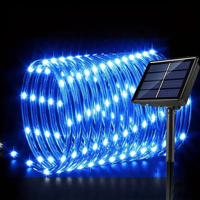 guirlande lumineuse solaire multicolore moderne modes d'éclairage led auto adhesiveextérieurintérieur