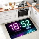 tapis sol moderne numérique anti bactéries antidérapant 30x50cm 40x60cm números lumineux