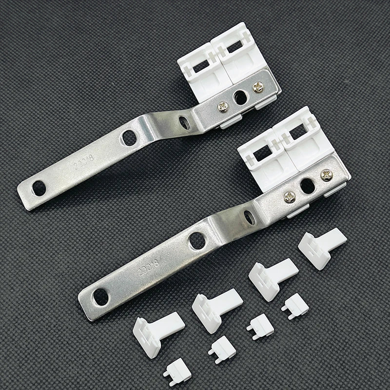 pulleys rail blancs industriels vis clips fixation rideau motorisé accessoire décoration intérieure moderne