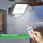 lampe solaire led moderne noire ip65 étanche télécommande urgence extérieure clips
