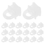clips rideau transparents moderne volets pvc accessoires fenetre glisseurs plastique