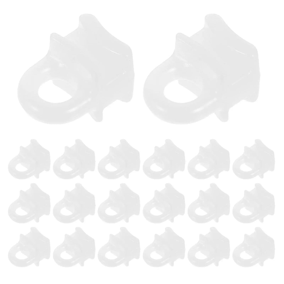 clips rideau transparents moderne volets pvc accessoires fenetre glisseurs plastique