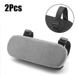 coussin soutien dos tissu noir mousse mémoire forme velcro confortable ergonomique gaming