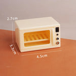 accessoires poupée ensemble meubles cuisine miniature blanc moderne résine