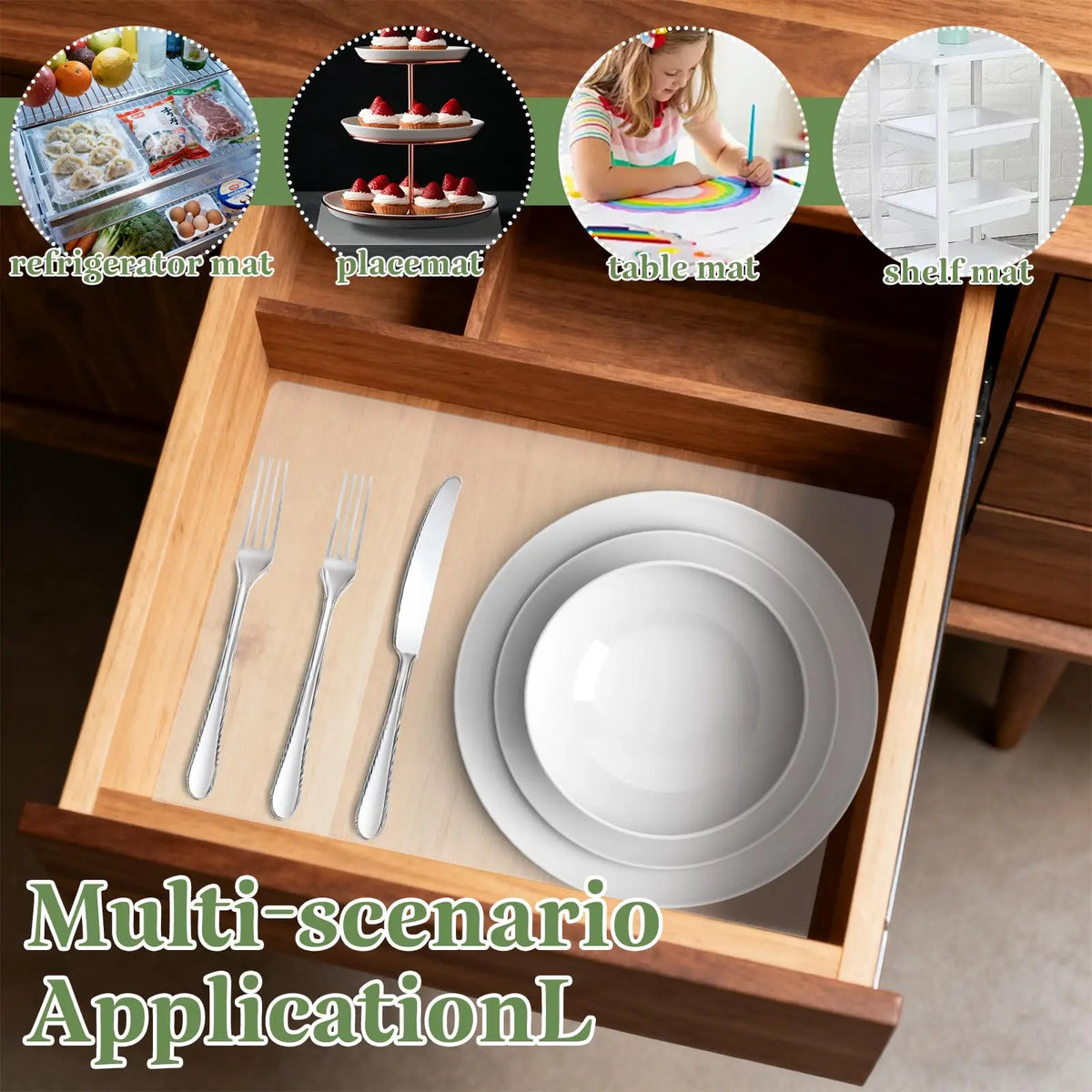 tapis table transparent adhésif protection moderne cuisine salle manger pack