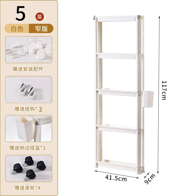étagère mobile roulettes blanc moderne plateaux lisses suspendus porte chariot multifonctionnelle adjustable almacenamiento