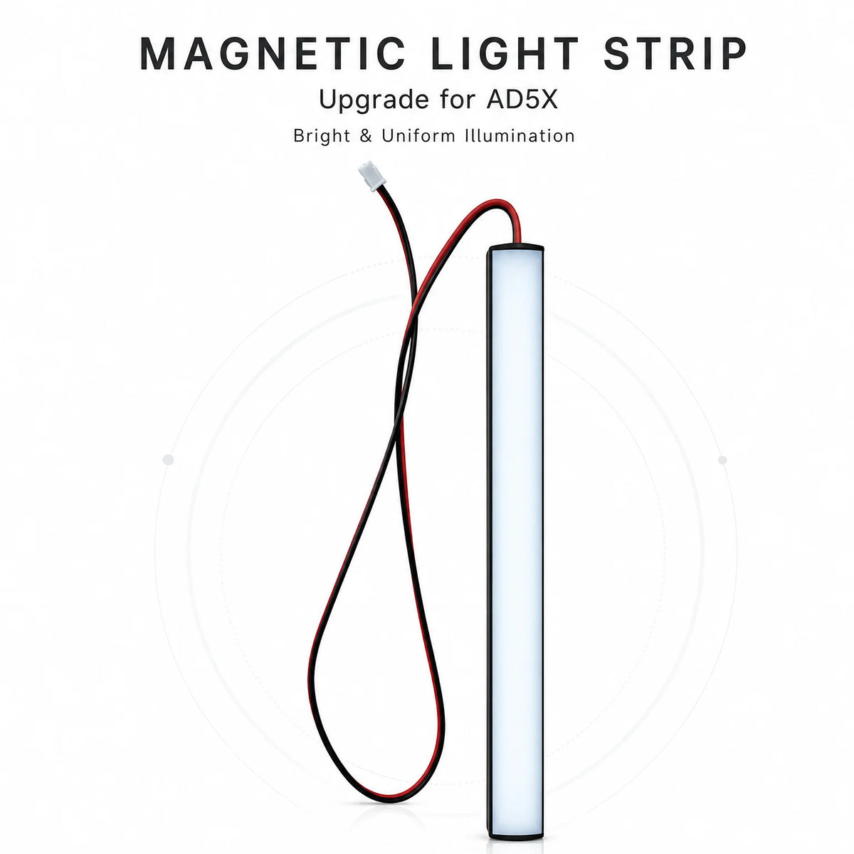 lampe led magnétique imprimante 3d blanc gris vert moderne carte électronique connecteurs technologie