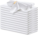serviettes table satin rouge modernes 12 pièces cuisine mariage fêtes