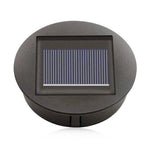 lampe solaire moderne transparente ampoule led gouttes d'eau noir matextérieur jardin automatique sensoriel rechargeable