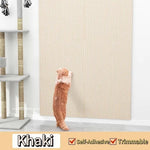 tapis grattage chat tissu adhésif protection meuble moderne gris texture
