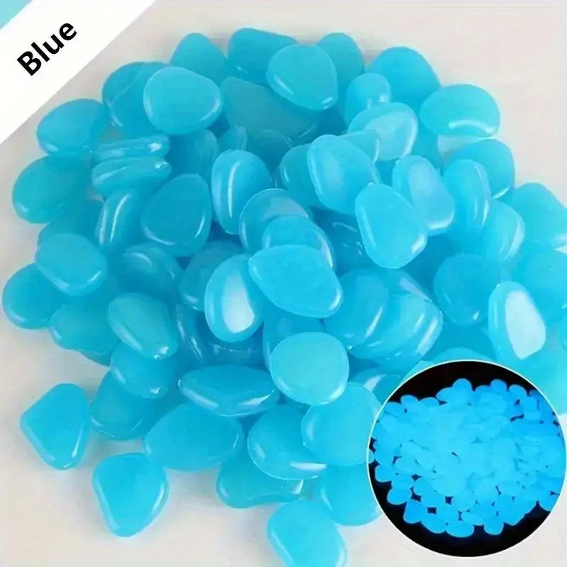luminescentes bleu vert rose jaune modernes décoratives 500pcs 100pcs translucentes ovales