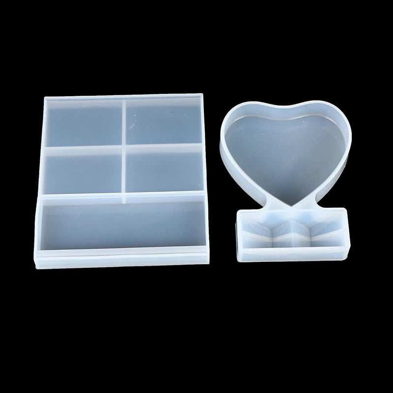 moules résine époxy silicone blanc modernes clips diy déco savon gâteau photo