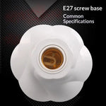 support lampe e27 blanc moderne sans fixation visible métal opaque
