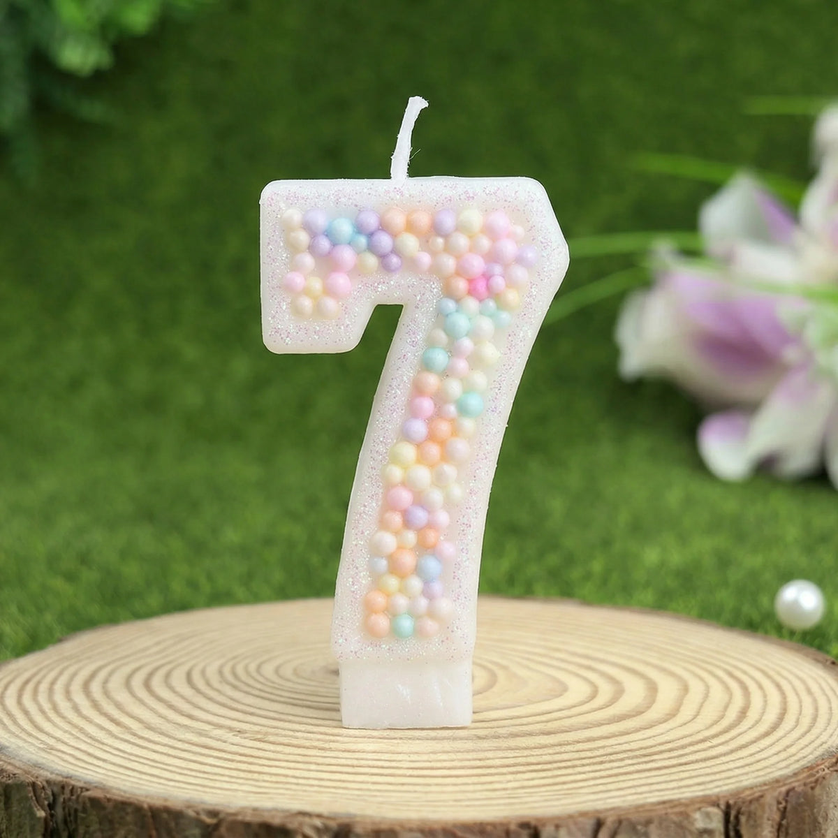 bougies numérales colorées blanc pastel anniversaire gâteau décoratives cire paraffine fixations invisibles set couteau